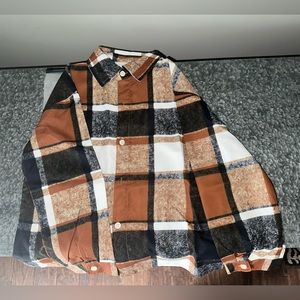 Boys Plaid Print Shirt